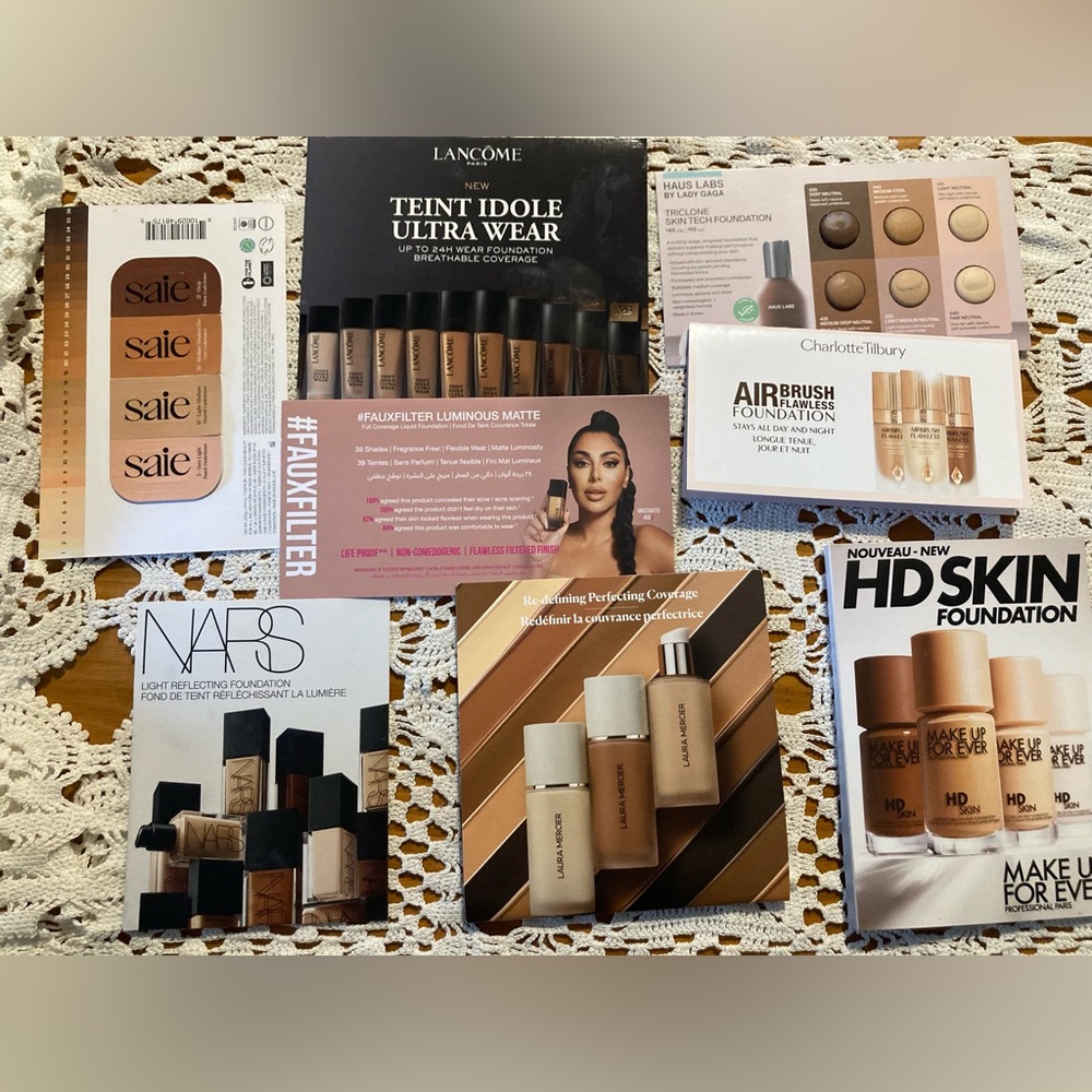 SAMPLES Foundation sample bundle, Sephora foundations